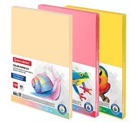 Бумага цветная форматная