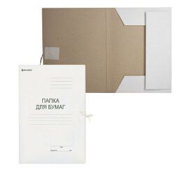Папки картонные с завязками