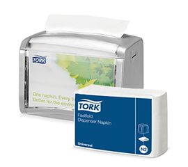 Диспенсеры настольные и салфетки к ним