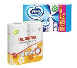 Полотенца бумажные офисно-бытовые