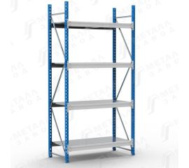 Среднегрузовой стеллаж до 500 кг на ярус