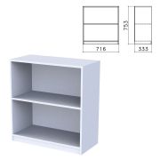 Шкаф (стеллаж) «Бюджет», 716х333х753 мм, 1 полка, серый, 402877-030