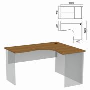 Стол компактный ЧАСТЬ 1 «Арго», 1400х1200х760 мм, правый, орех