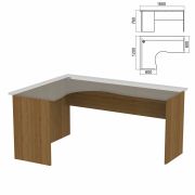 Стол компактный ЧАСТЬ 2 «Арго», 1600х1200х760 мм, левый, орех