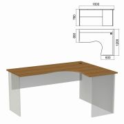 Стол компактный ЧАСТЬ 1 «Арго», 1600х1200х760 мм, правый, орех