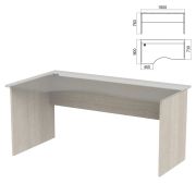 Стол эргономичный ЧАСТЬ 2 «Арго», 1600х900х760 мм, левый/правый, ясень шимо