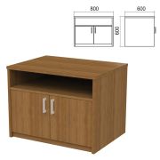 Тумба для оргтехники «Арго», 800х600х600 мм, полка, орех