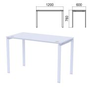 Столешница стола на металлокаркасе «Арго», 1200х600х760 мм, серая