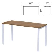 Столешница стола на металлокаркасе «Арго», 1400х600х760 мм, орех