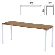 Столешница стола на металлокаркасе «Арго», 1800х600х760 мм, орех