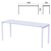 Столешница стола на металлокаркасе «Арго», 1800х600х760 мм, серый