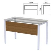 Царга к столам на металлокаркасе «Арго», шириной 1200 мм, орех