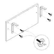 Фурнитура для царги стола на металлокаркасе «Арго», КОМПЛЕКТ