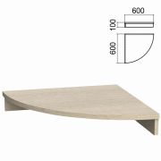 Подставка под монитор «Арго», 600х600х100 мм, ясень шимо