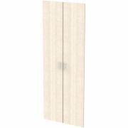 Дверь ЛДСП высокая «Арго», КОМПЛЕКТ 2 шт., 355х18х1910 мм, ясень шимо, А-606