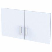 Дверь ЛДСП низкая «Арго», КОМПЛЕКТ 2 шт., 355х18х390 мм, серый, А-603