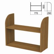 Полка навесная настенная «Арго», 770х290х600 мм, орех