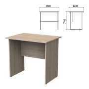 Стол письменный «Бюджет», 800х600х740 мм, дуб сонома, 402659-091