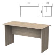 Стол письменный «Бюджет», 1360х600х740 мм, дуб сонома, 402661-091