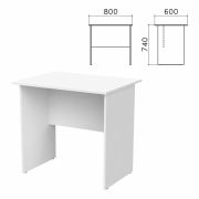 Стол письменный «Бюджет», 800х600х740 мм, белый, 402659-290