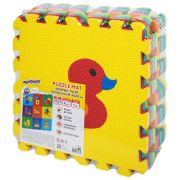 Коврик-пазл напольный 0,9х0,9 м, мягкий, «Игрушки», 9 частей 30х30 см, толщина 1 см, ЮНЛАНДИЯ, 646668, 664668