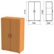 Шкаф закрытый «Фея», 740х390х1220 мм, цвет орех милан (КОМПЛЕКТ)
