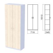 Шкаф закрытый «Бюджет», 716х349х1810 мм, дуб шамони светлый (КОМПЛЕКТ)