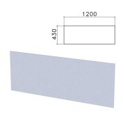 Экран-перегородка «Бюджет», 1200х16х430мм, серый (КОМПЛЕКТ С ФУРНИТУРОЙ)