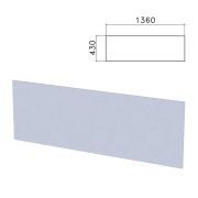 Экран-перегородка «Бюджет», 1360х16х430мм, серый (КОМПЛЕКТ С ФУРНИТУРОЙ)