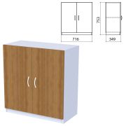 Шкаф закрытый «Бюджет», 716х349х753 мм, орех французский (КОМПЛЕКТ)