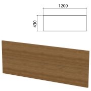 Экран-перегородка «Бюджет», 1200х16х430 мм, орех 190 (КОМПЛЕКТ С ФУРНИТУРОЙ)