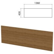 Экран-перегородка «Бюджет», 1360х16х430 мм, орех 190 (КОМПЛЕКТ С ФУРНИТУРОЙ)