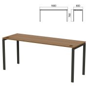 Стол на металлокаркасе «Арго», 1800х600х760 мм, орех (КОМПЛЕКТ)