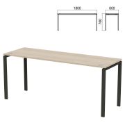 Стол на металлокаркасе «Арго», 1800х600х760 мм, ясень шимо (КОМПЛЕКТ)