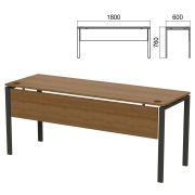 Стол на металлокаркасе «Арго», 1800х600х760 мм, царга, орех (КОМПЛЕКТ)
