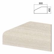 Экран-перегородка к столам «Арго» шириной 900 мм, ясень шимо (КОМПЛЕКТ С ФУРНИТУРОЙ)