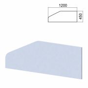 Экран-перегородка к столам «Арго» шириной 1200 мм, серый (КОМПЛЕКТ С ФУРНИТУРОЙ)