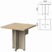 Стол приставной «Приоритет» 800х800х750 мм, кронберг (КОМПЛЕКТ)