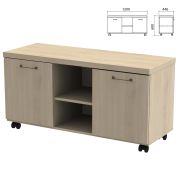 Тумба-креденция «Приоритет» 1200х446х600 мм, 2 двери, кронберг (КОМПЛЕКТ)