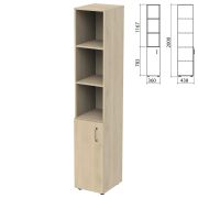 Шкаф полузакрытый «Приоритет» 360х438х2000 мм, 4 полки, кронберг (КОМПЛЕКТ)