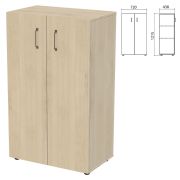 Шкаф закрытый «Приоритет» 720х438х1215 мм, 2 полки, кронберг (КОМПЛЕКТ)