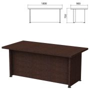 Стол письменный «Приоритет» 1800х900х750 мм, венге (КОМПЛЕКТ)