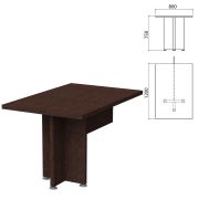 Стол приставной «Приоритет» 800х1200х750 мм, венге (КОМПЛЕКТ)