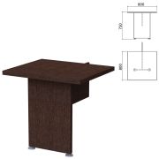 Модуль стола приставного «Приоритет» 800х800х750 мм, венге (КОМПЛЕКТ)