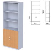 Шкаф полузакрытый «Бюджет», 716х349х1810 мм, груша ароза (КОМПЛЕКТ)