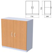 Шкаф закрытый «Бюджет», 716х349х753мм, груша ароза (КОМПЛЕКТ)