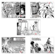 Альбом для рисования А4, 30 листов, скоба, обложка картон, HATBER, 205х290мм, «Атака Титанов_Манга», 084589, 30А4В