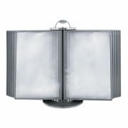 Демосистема настольная на 30 панелей, с 30 серыми панелями А4, вращающаяся, STAFF, 238332