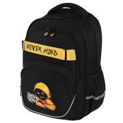 Рюкзак BRAUBERG MOTION, 2 отделения, 3 кармана, «Rebel», СВЕТЯЩИЙСЯ, 41х28х17 см, 271363