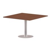 Конференц стол ПРГ-6 Орех Французский/Белый 1200х1200